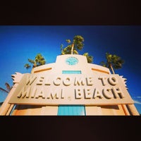 Welcome To Miami Beach Sign - Miami Beach, FL
