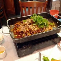 Photo taken at Hunan Kitchen Of Grand Sichuan by Anthony Y. on 1/13/2012
