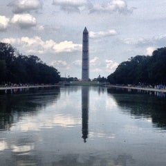 Photo taken at Lincoln Memorial Reflecting Pool by Kurtis B. on 7/27/2013