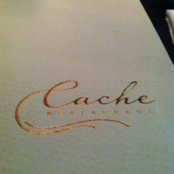 Cache Restaurant corkage fee 