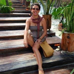 Sylvie Marie with foursquare for iPhone