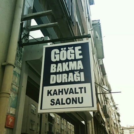Göğe Bakma Durağı Kahvaltı Salonu