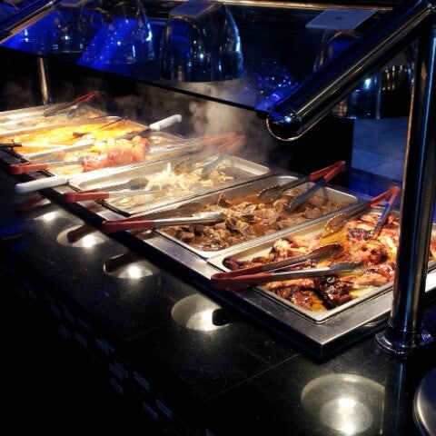 flaming grill modern buffet