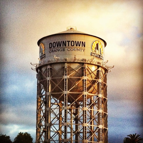 Santa Ana Water Tower Scenic Lookout in Downtown Santa Ana