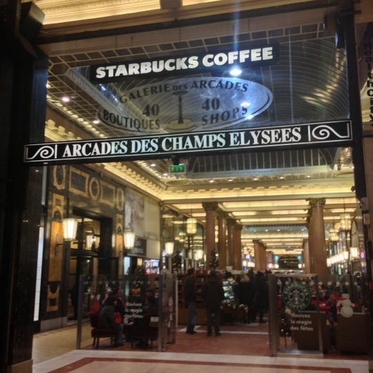  Starbucks  Coffee Shop in Champs  lys es Paris
