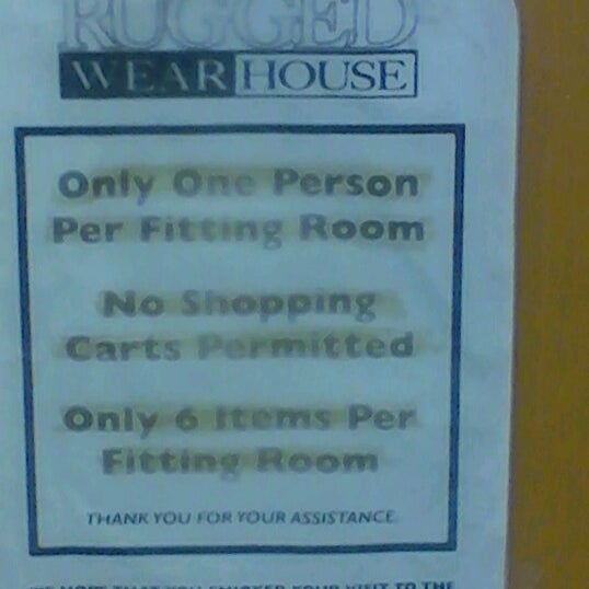 Rugged wearhouse coupons