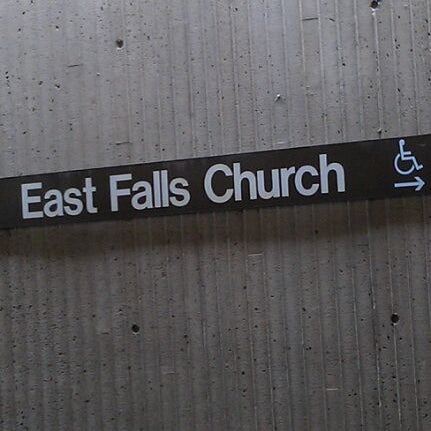 east falls church metro station