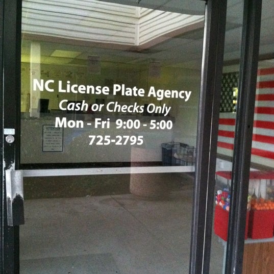 Nc License Plate Agency Locations