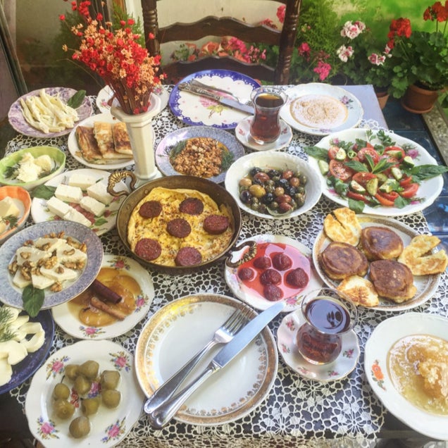 kahvaltı fotoğrafı