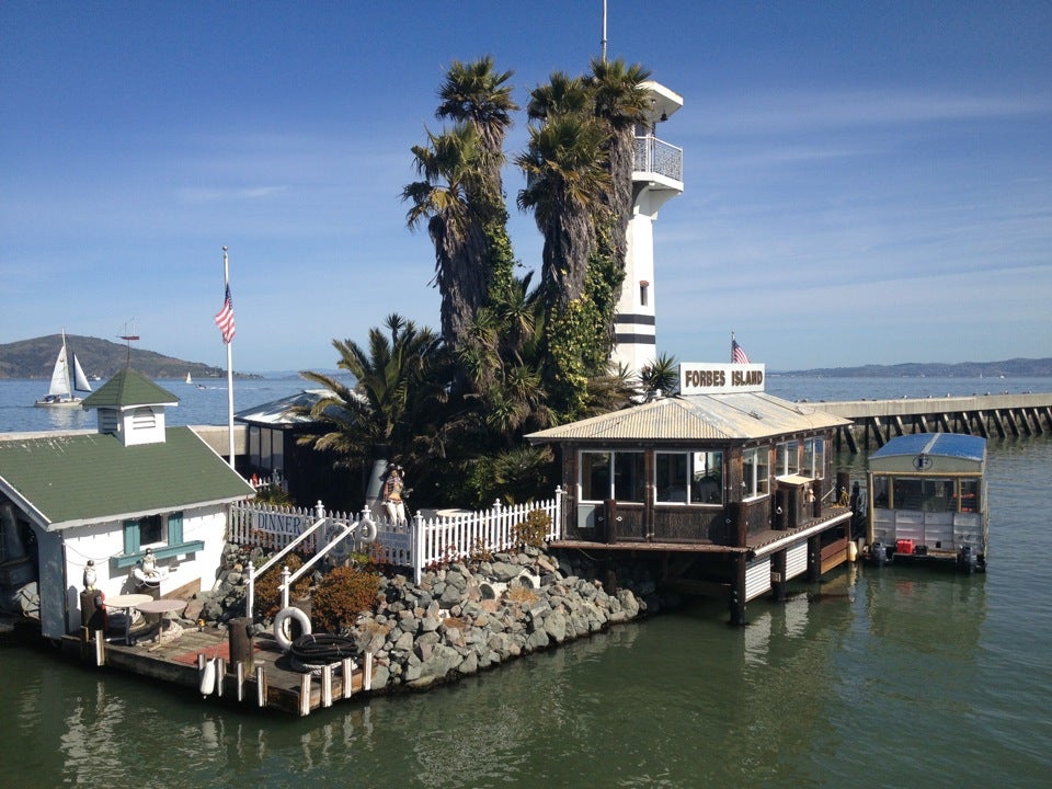 Forbes Island Restaurant At Pier 39 (Floating Island) San Francisco, CA ...