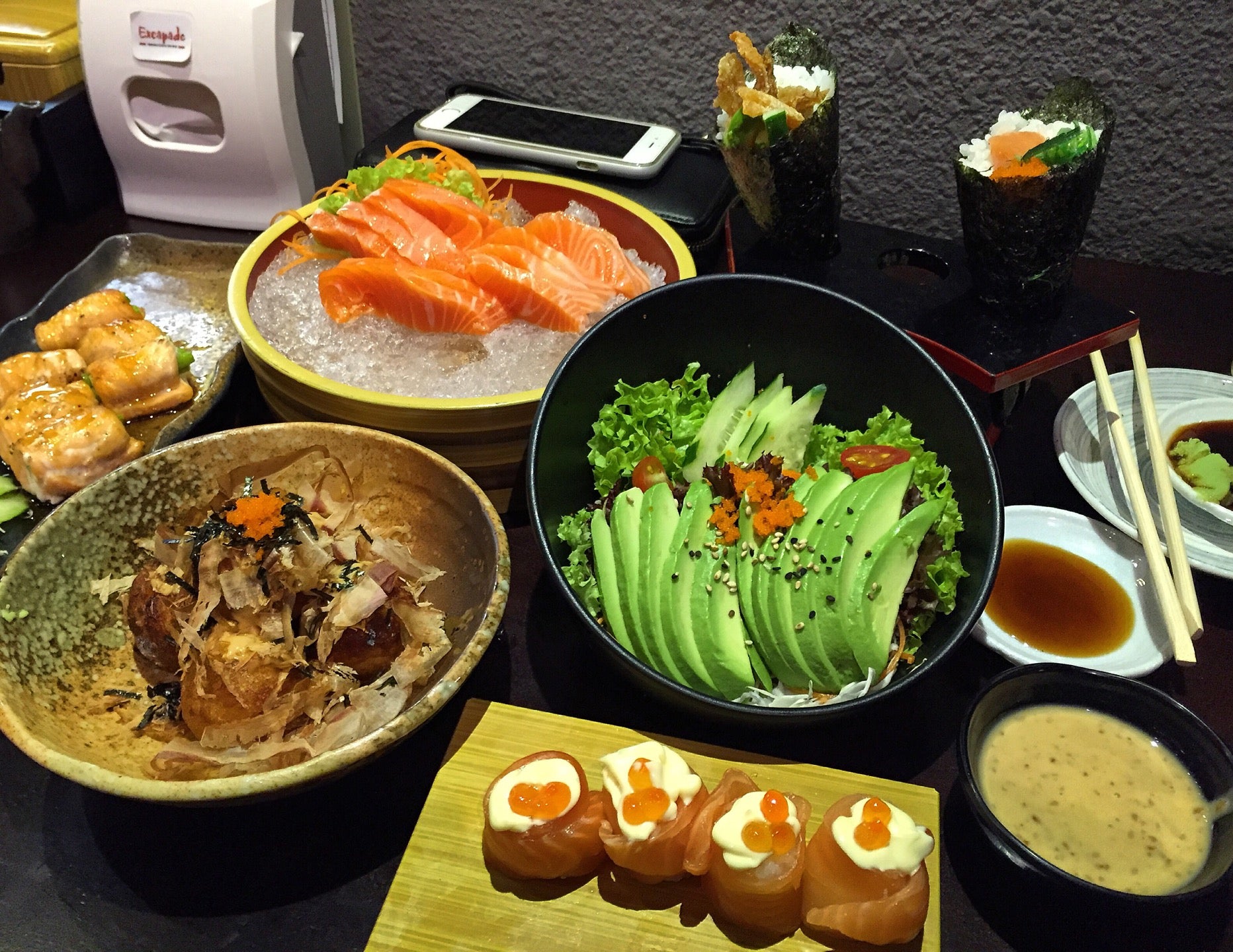 Japanese food for lunch..